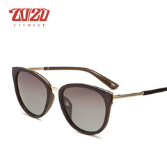 Polarized sunglasses women Retro Style Metal Frame