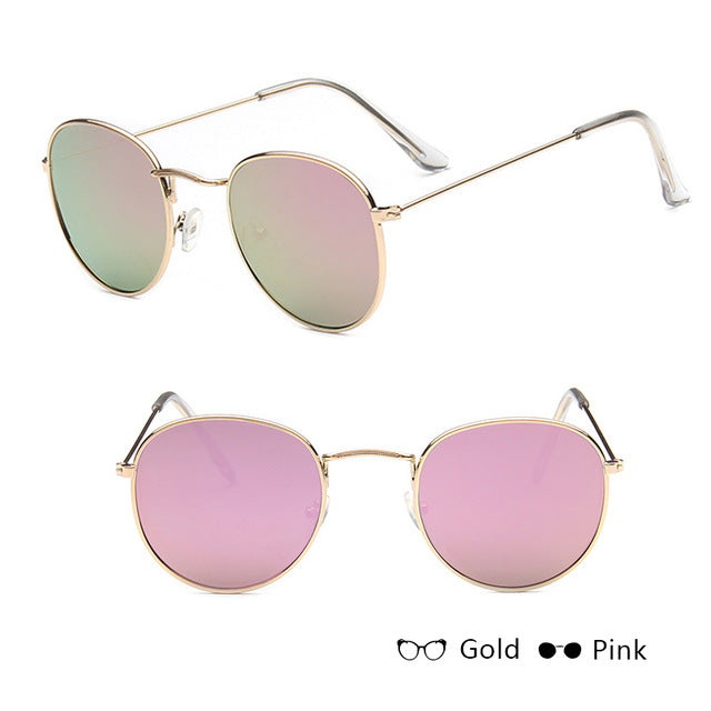 Sunglasses Women/Men Brand Designer Glasses Lady Round