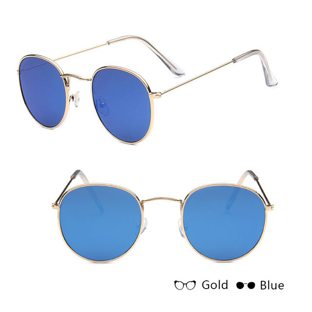 Sunglasses Women/Men Brand Designer Glasses Lady Round