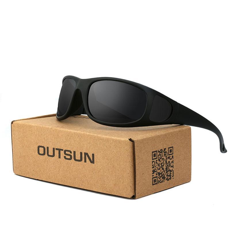 Case Fashion Flexible Sunglasses Men Polarized Lens