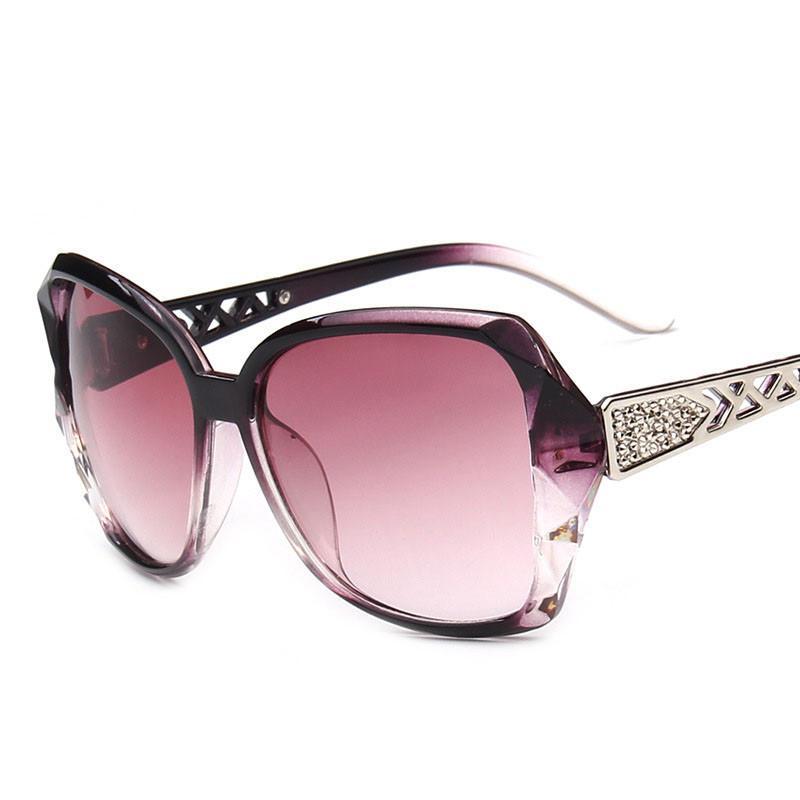 Frame Sunglasses Women Brand Designer Gradient Lens Driving Sun glasses