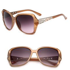 Frame Sunglasses Women Brand Designer Gradient Lens Driving Sun glasses