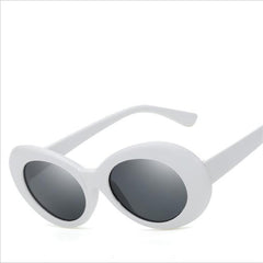 Retro Vintage Oval Round Sunglasses Men