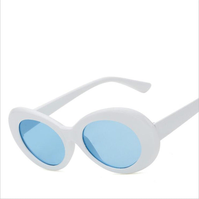 Retro Vintage Oval Round Sunglasses Men