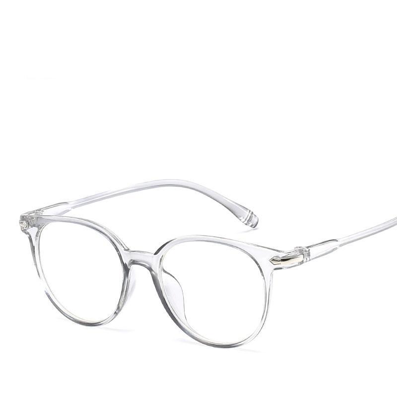 Women Glasses Frame Men Eyeglasses Frame Vintage Round Clear Lens