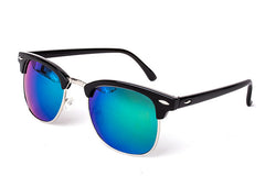 Half Metal Sunglasses Men  Glasses Mirror