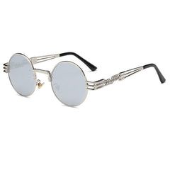 Steampunk Sunglasses Luxury Men Round Sun glass