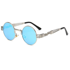 Steampunk Sunglasses Luxury Men Round Sun glass