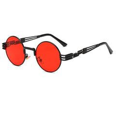 Steampunk Sunglasses Luxury Men Round Sun glass