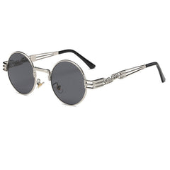 Steampunk Sunglasses Luxury Men Round Sun glass