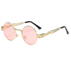 Steampunk Sunglasses Luxury Men Round Sun glass