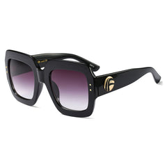 Oversized Square Sunglasses Women Luxury Red Green Sun Glasses