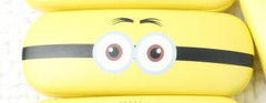 Cartoon Minions design Sunglasses Hard leather glasses Case