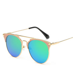 Luxury Vintage Round Sunglasses Women