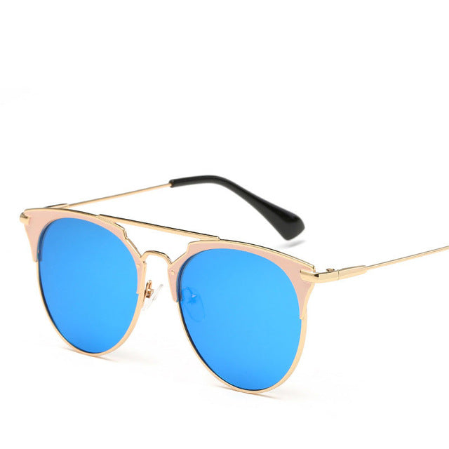 Luxury Vintage Round Sunglasses Women