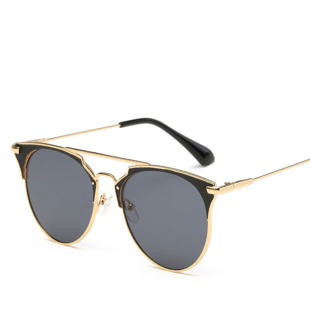 Luxury Vintage Round Sunglasses Women