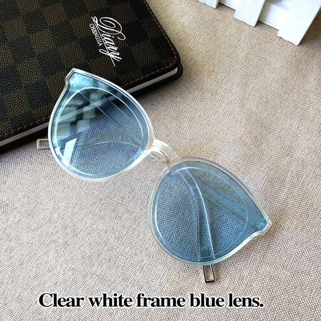 The legend of the sea blue new sunglasses Han edition