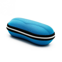Fiber colorful cover sunglasses case for women glasses box