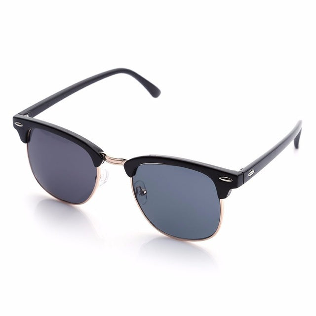 Half Metal Sunglasses Men Women Eyeglasses