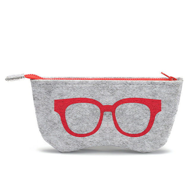 Colorful Sunglasses Case For Women Men Glasses Box Felt