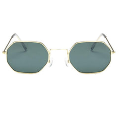 Fashion Women Sunglasses Small frame polygon Clear lens