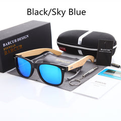 Bamboo Polarized Sunglasses Men Polarized