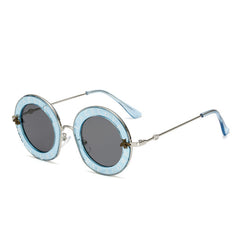 Vintage Small Bee Letter Round Sunglasses