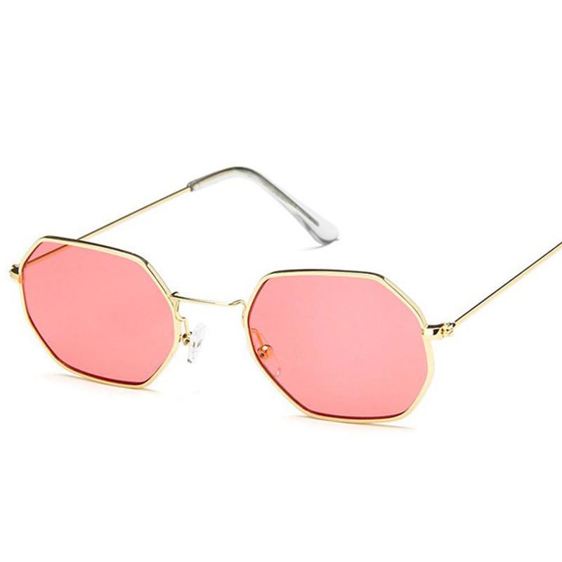 Fashion Sunglasses Women Brand Designer Small Frame Polygon