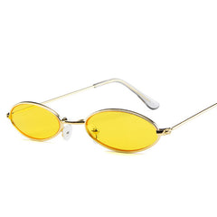 Designer Vintage Oval Sunglasses Women