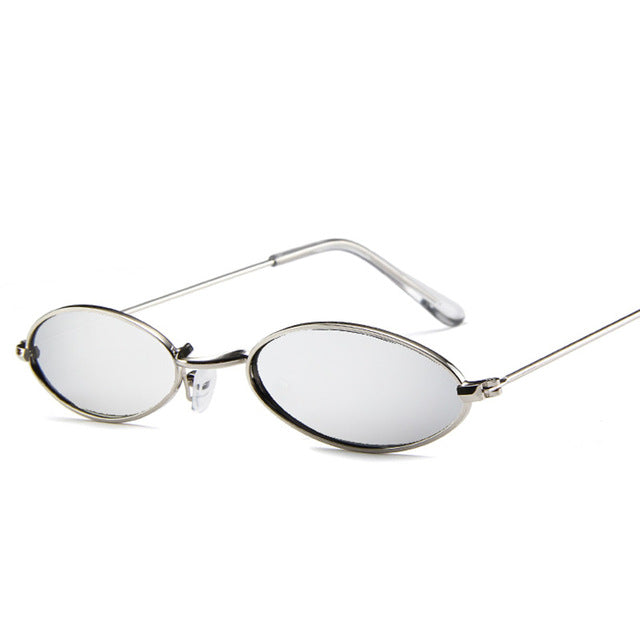 Designer Vintage Oval Sunglasses Women