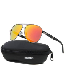 Busines Mirror UV Protection Rose Retro Sunglasses Men Polarized