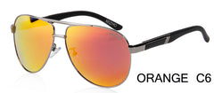 Busines Mirror UV Protection Rose Retro Sunglasses Men Polarized