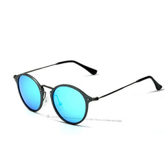 Fashion vintage Unisex Aviation Aluminum Round Polarized