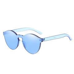 Oval Sunglasses Women's Fashion Cat Eyes Shades