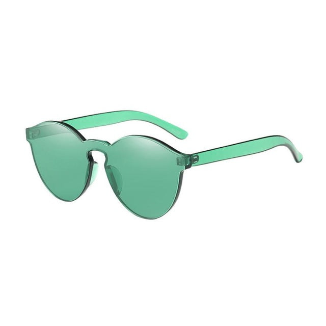 Oval Sunglasses Women's Fashion Cat Eyes Shades