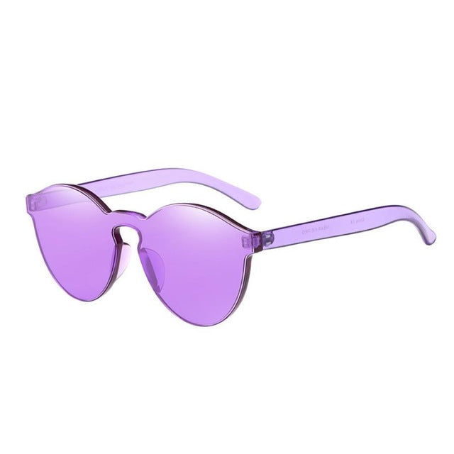 Oval Sunglasses Women's Fashion Cat Eyes Shades