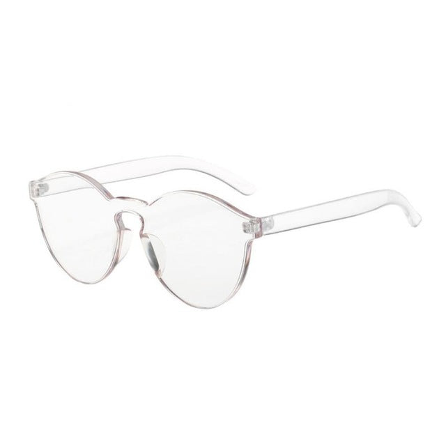 Oval Sunglasses Women's Fashion Cat Eyes Shades
