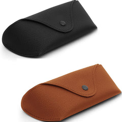 1PC Portable Durable PU Leather Professional Glasses Case Vintage