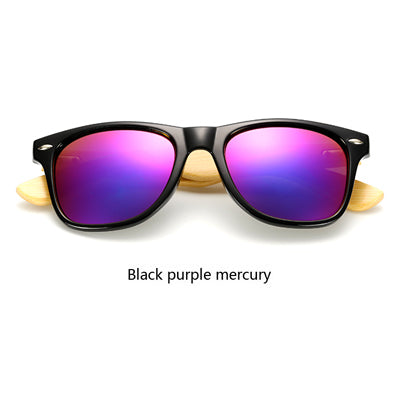 Ralferty Retro Wood Sunglasses Men Bamboo Sunglass