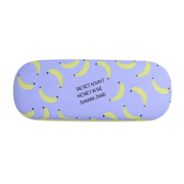 Sunglasses Hard leather glasses Case cute Protector Sunglasses