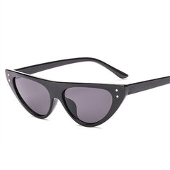 Cat Eye Sunglasses For Women Small Designer Shade Triangle