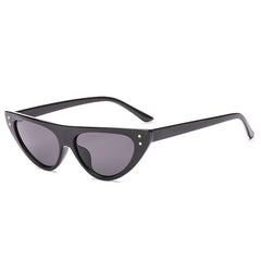 Cat Eye Sunglasses For Women Small Designer Shade Triangle