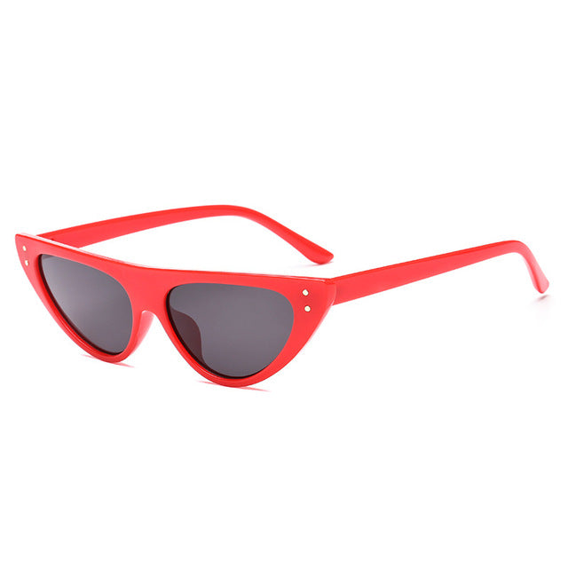 Cat Eye Sunglasses For Women Small Designer Shade Triangle