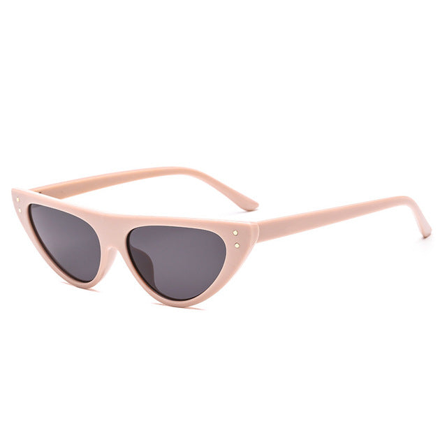 Cat Eye Sunglasses For Women Small Designer Shade Triangle