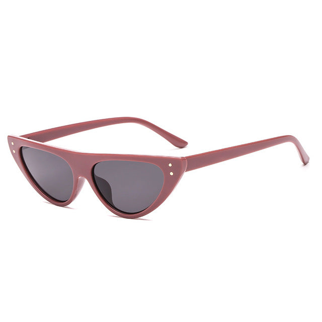 Cat Eye Sunglasses For Women Small Designer Shade Triangle