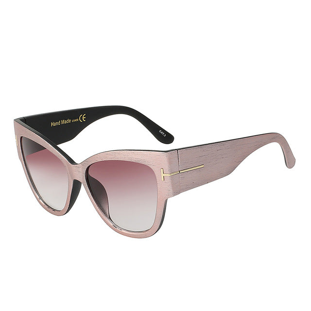 Gradient Points Sun Glasses Tom High Fashion Designer