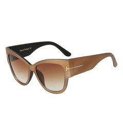 Gradient Points Sun Glasses Tom High Fashion Designer