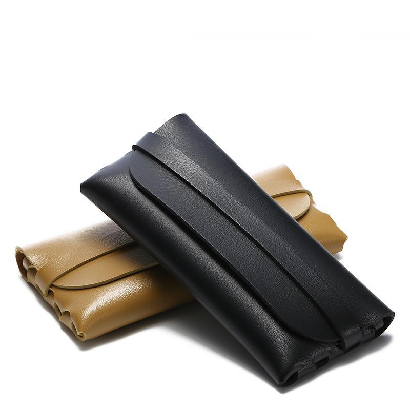 Leather Sunglasses Case Women Big Size Eyeglasses Box