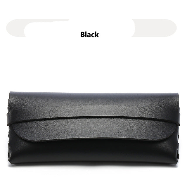 Leather Sunglasses Case Women Big Size Eyeglasses Box