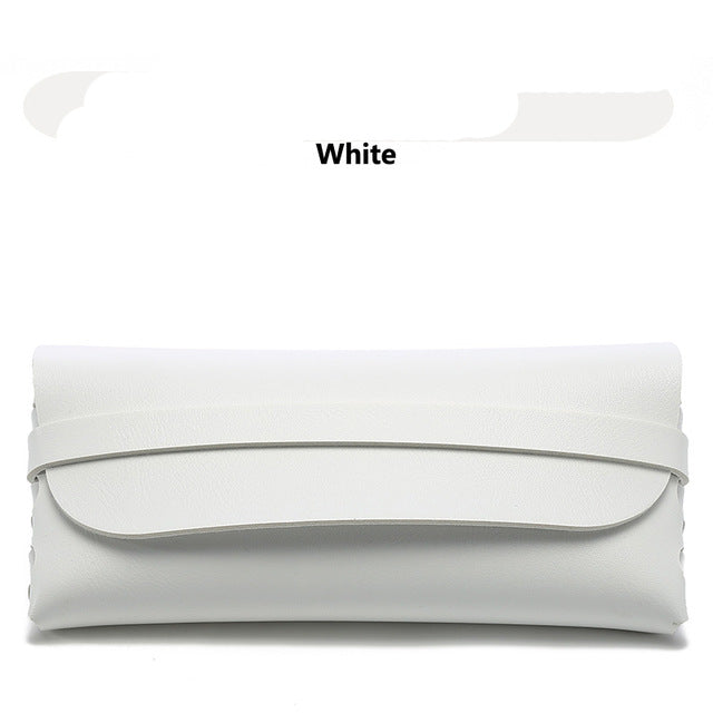 Leather Sunglasses Case Women Big Size Eyeglasses Box